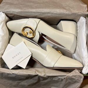Authentic Gucci Blondie Women’s Mid-Heel Pump size 40.5